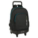 Училищна чанта с колелца Kelme Iron Черен 33 x 45 x 22 cm
