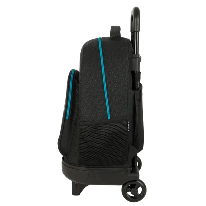 Училищна чанта с колелца Kelme Iron Черен 33 x 45 x 22 cm
