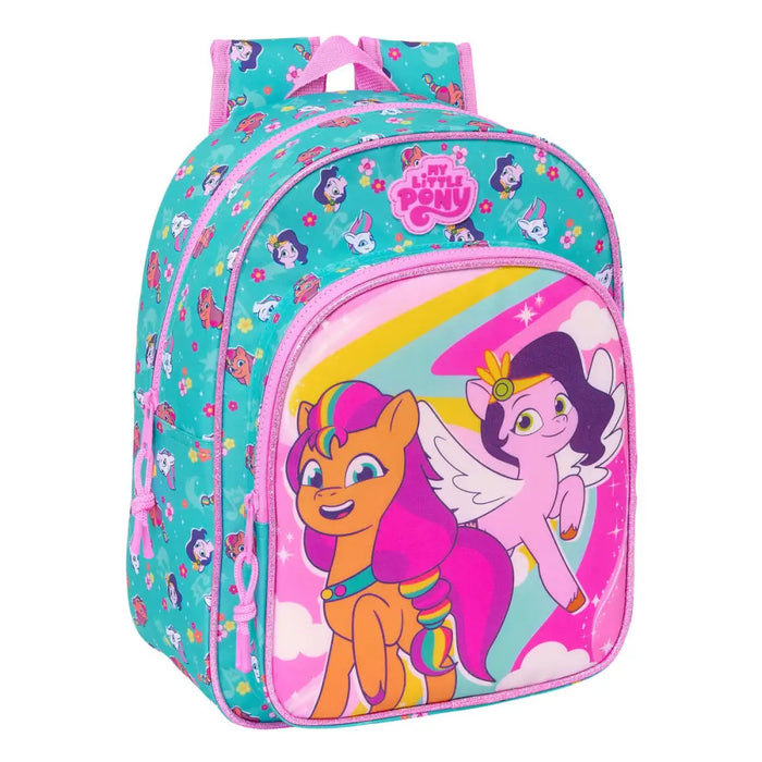 Училищна чанта My Little Pony Magic Розов цвят тюркоаз 26 x