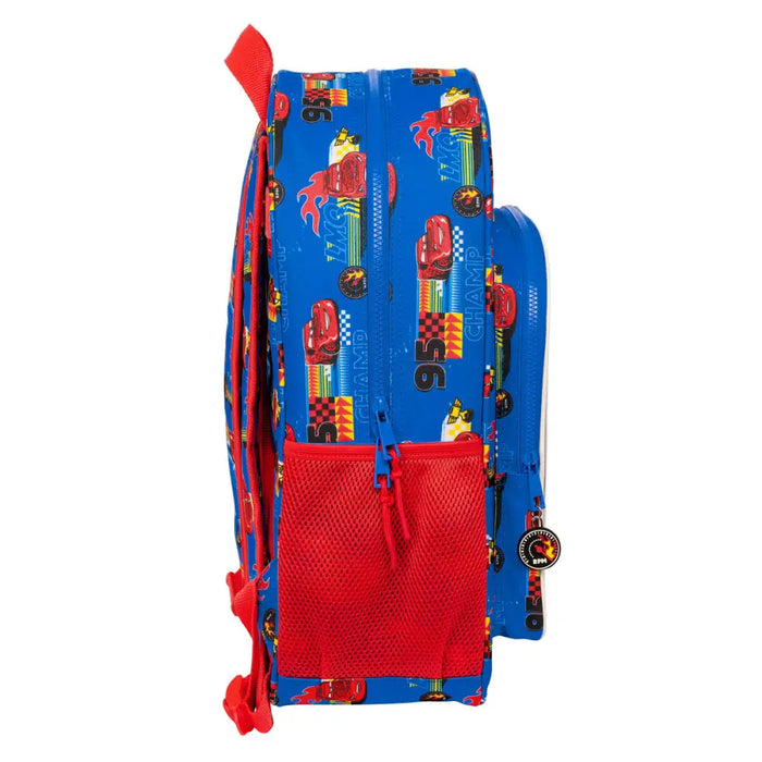 Училищна чанта Cars Race ready Син 33 x 42 x 14 cm