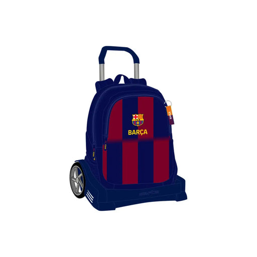 Училищна чанта F.C. Barcelona Син Кестен 32 x 44 x 16 cm