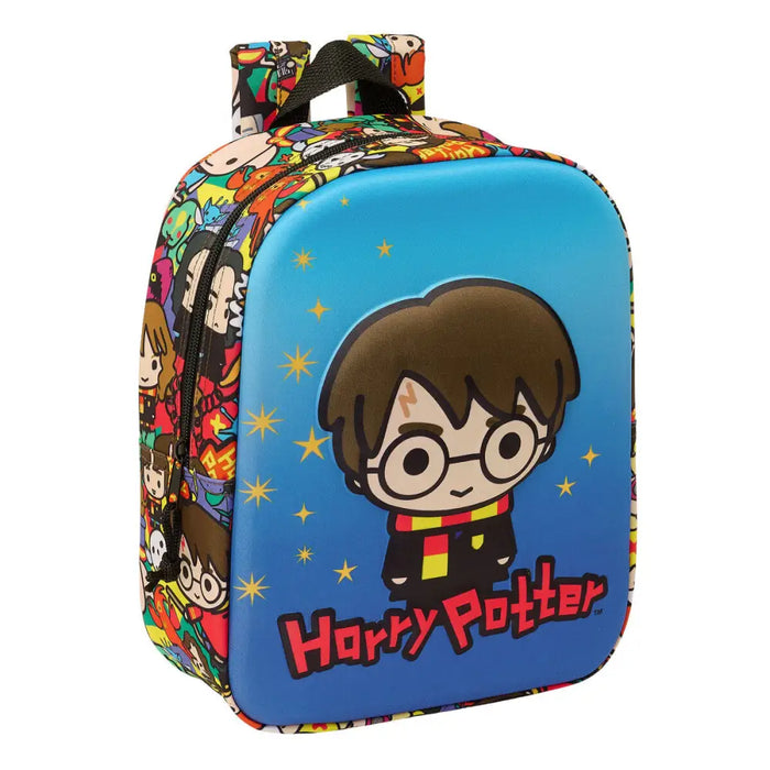 Училищна чанта Harry Potter Син Многоцветен 22 x 27 x 10 cm