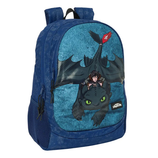 Училищна чанта How to Train Your Dragon Тъмно синьо 32 x 44