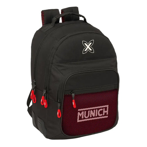 Училищна чанта Munich Vulcan Черен 32 x 42 x 15 cm