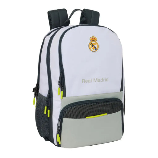 Училищна чанта Real Madrid C.F. Бял 30 x 42 x 17 cm