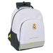 Училищна чанта Real Madrid C.F. Бял 32 x 42 x 15 cm