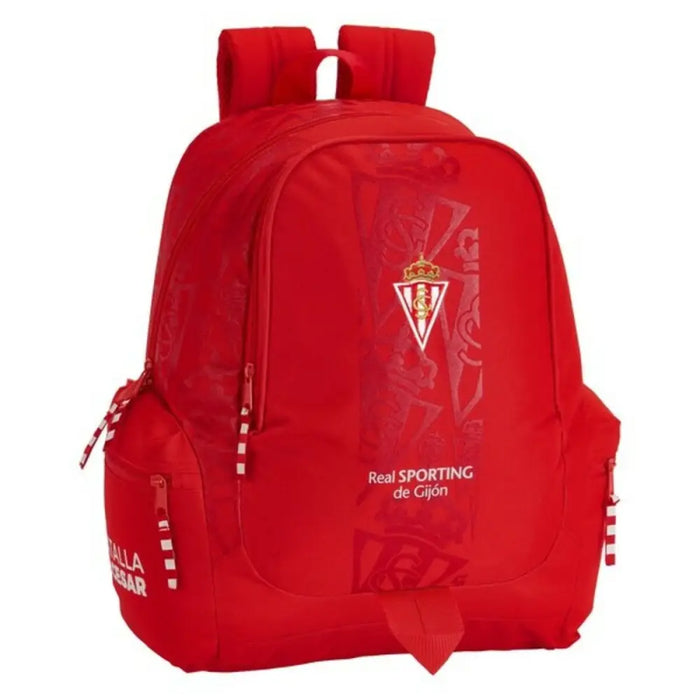 Училищна чанта Real Sporting de Gijón Червен