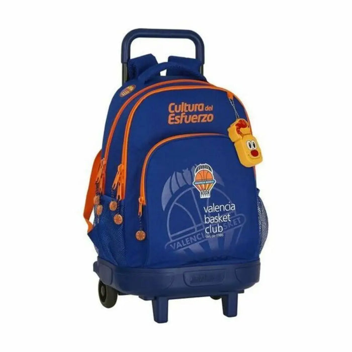 Училищна чанта с колелца Compact Valencia Basket M918 Син