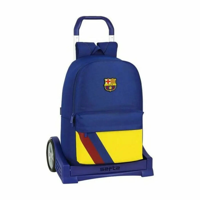 Училищна чанта с колелца Evolution F.C. Barcelona