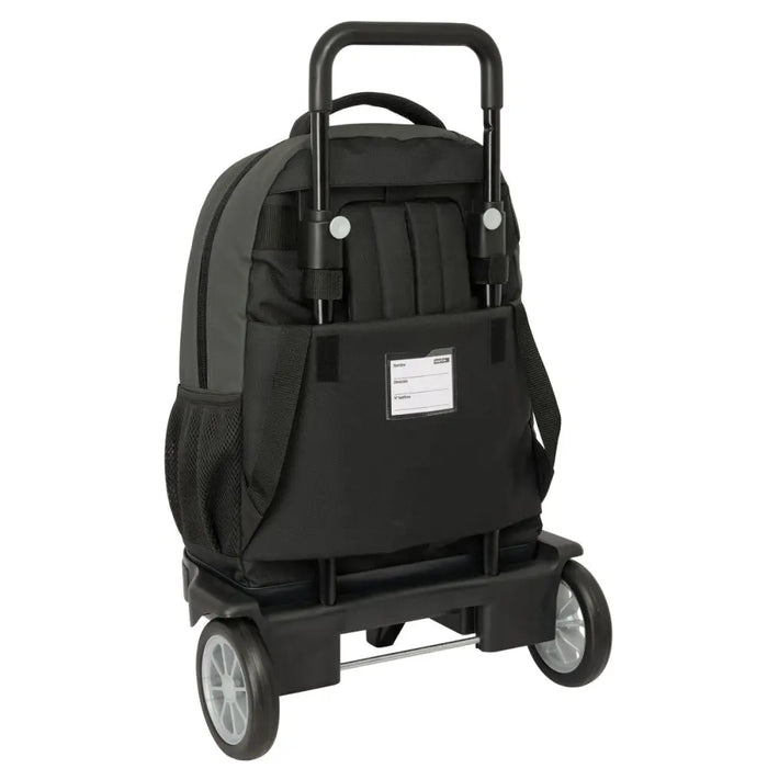 Училищна чанта с колелца Safta Urban style Син Сив 33 x 45