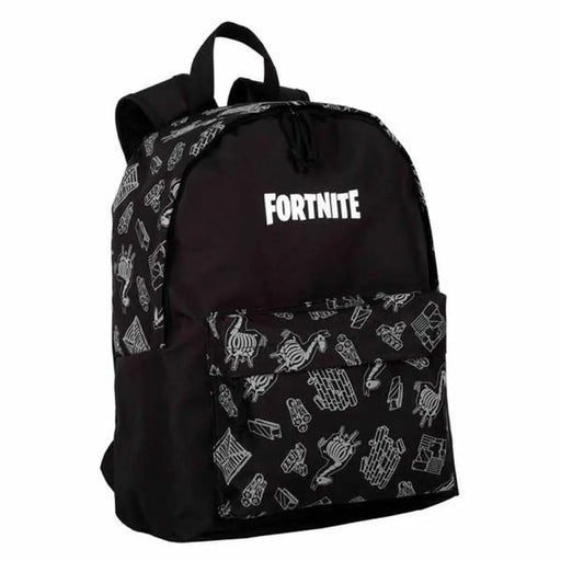 Училищна чанта Fortnite Dark black Черен 41 x 31 x 13,5 cm