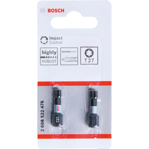 УДАРНИ БИТОВЕ T27 2 БРОЯ 25 ММ BOSCH IMPACT CONTROL