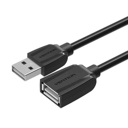 Удължителен кабел Vention VAS-A44-B050 USB 2.0 0.5m черен