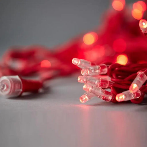 УДЪЛЖЕНИЕ ЗА КОЛЕДНИ ЛАМПИЧКИ 100LED RED EUROLAMP 14391