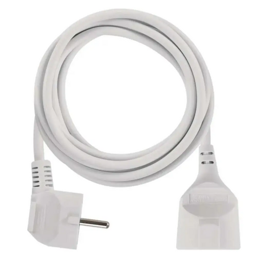 УДЪЛЖИТЕЛ 3 МЕТРА 1 ГНЕЗДО 1.5ММ² БЯЛ