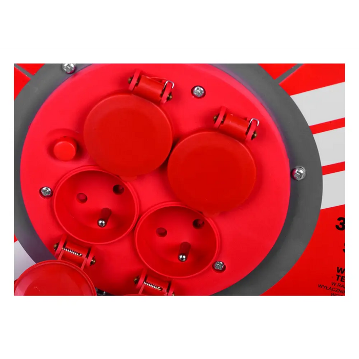 Удължителен кабел VERTEX PB25METAL 3x2,5 mm Черен