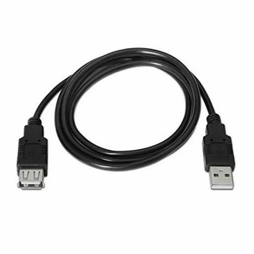 Удължител TooQ FS20200M-B 1,8 m USB Черен 1,8 m