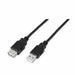 Удължител TooQ FS20200M-B 1,8 m USB Черен 1,8 m