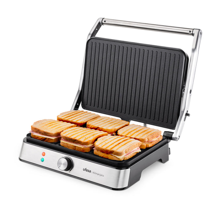 ГРИЛ UFESA KILIMANJARO СИВ, КАПАК, 2200 W