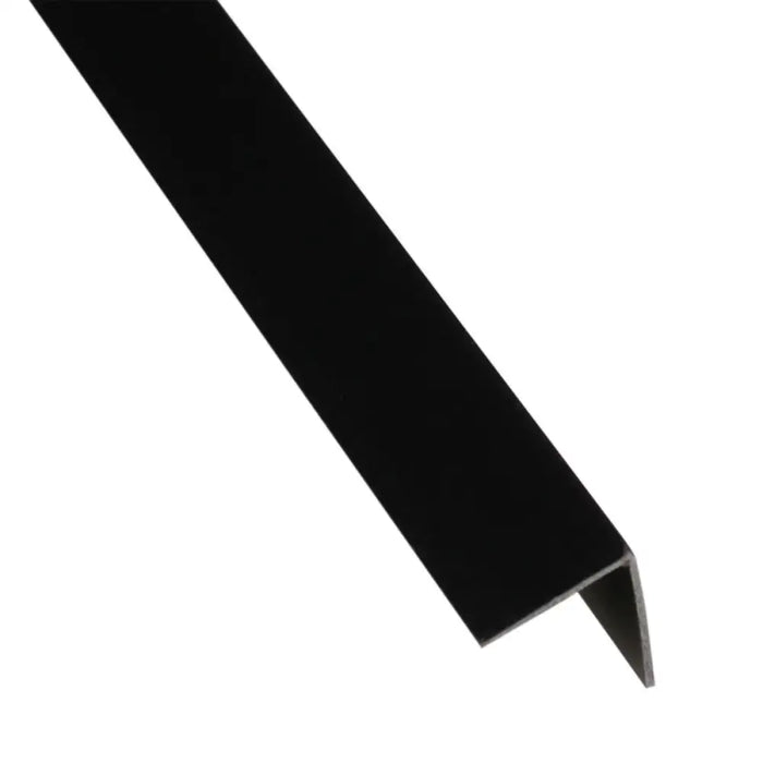 ЪГЛОВ ПРОФИЛ PVC 19.5Х19.5MM/1M ЧЕР МАТ
