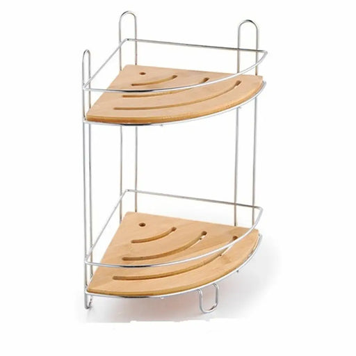 Ъглови Шкафове DKD Home Decor Естествен Бамбук Неръждаем