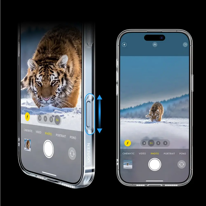 Ugreen Classy Clear Magnetic Case iPhone 16 - Прозрачен