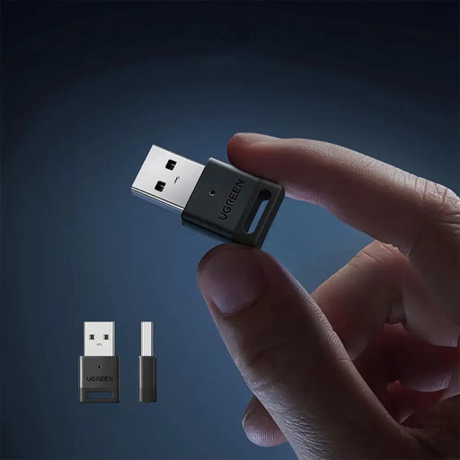 Ugreen CM591 USB-A Bluetooth 5.3 адаптер - черен