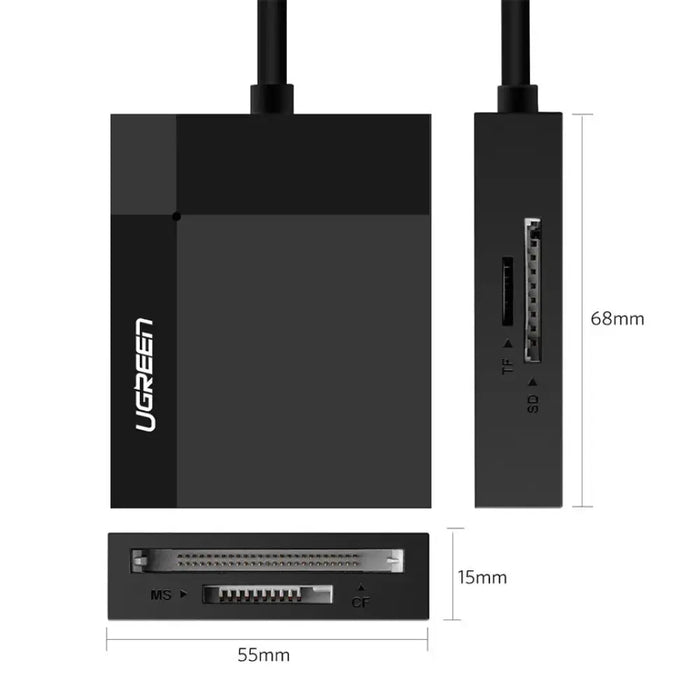 Ugreen CR125 30231 SD / micro SD / CF / MS четец на карти