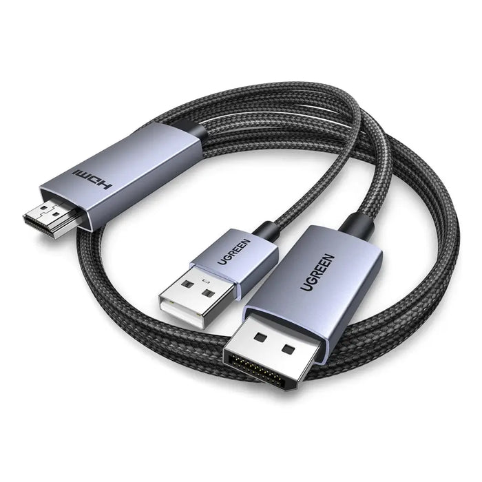 Ugreen HD169 HDMI към DisplayPort насочен кабел 4K@60Hz 2