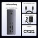 Ugreen U710 13in1 докинг станция 2x Thunderbolt 4 / 4x