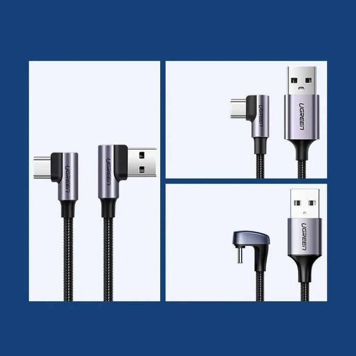 Ugreen ъглов USB - USB Type C Quick Charge 3.0 QC3.0 3 A 2
