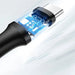 Ugreen US287 60117 USB-A / USB-C 3A кабел 1,5 м - черен
