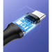 Ugreen US287 60117 USB-A / USB-C 3A кабел 1,5 м - черен