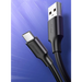 Ugreen US287 60117 USB-A / USB-C 3A кабел 1,5 м - черен