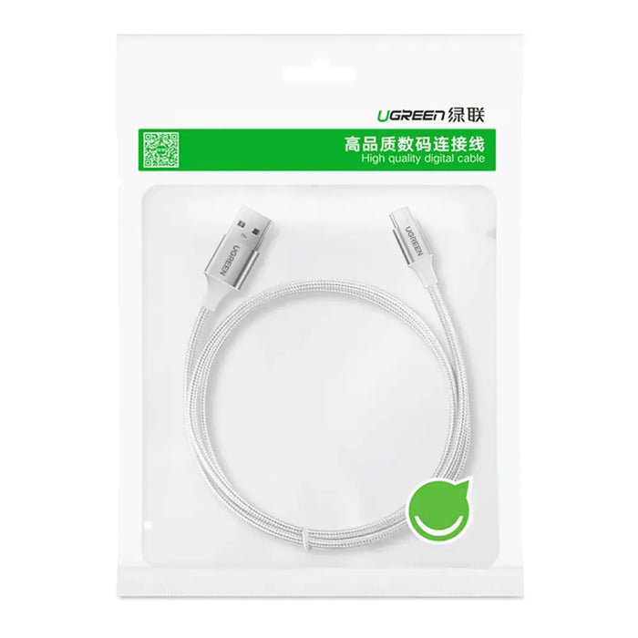 Ugreen US288 60133 USB-A / USB-C QC 3.0 3A 2m кабел - бял