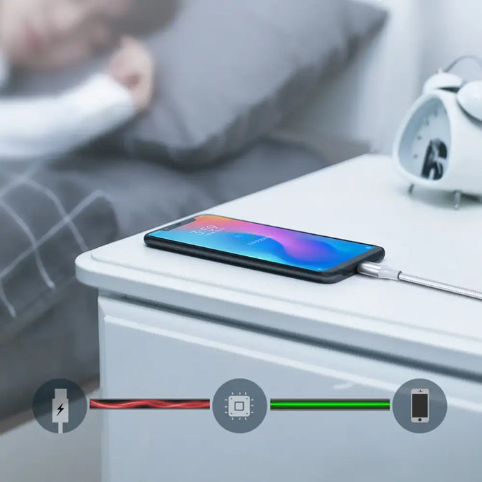Ugreen US288 60133 USB-A / USB-C QC 3.0 3A 2m кабел - бял