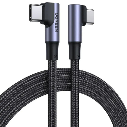 Ugreen US335 70698 ъглов USB-C - USB-C PD QC FCP кабел 100W