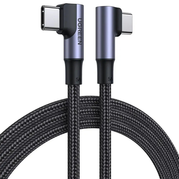 Ugreen US335 70698 ъглов USB-C - USB-C PD QC FCP кабел 100W