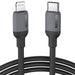 Ugreen US387 Lightning - USB-C MFI PD кабел 20W 480Mb/s 1m