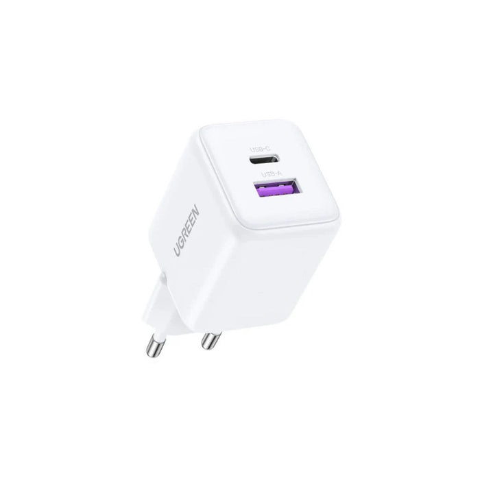 ЗАРЯДНО УСТРОЙСТВО X516 220V 1xUSB-C 1xUSB A 30W mini UGREEN - БЯЛО