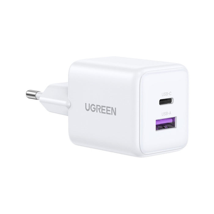 ЗАРЯДНО УСТРОЙСТВО X516 220V 1xUSB-C 1xUSB A 30W mini UGREEN - БЯЛО