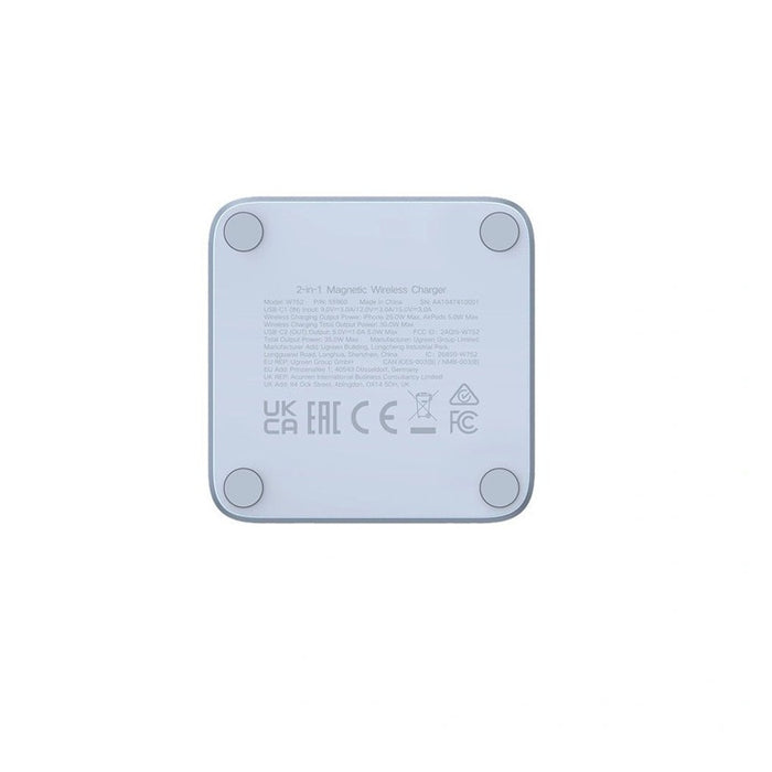 БЕЗЖИЧНО ЗАРЯДНО 2in1 MagFlow 25W Qi2 W752 UGREEN