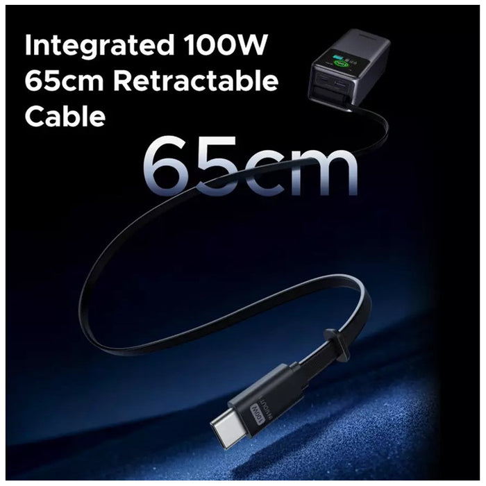 Преносима батерия Powerbank PB726 20 000mAh С ВГРАДЕН КАБЕЛ 165W UGREEN