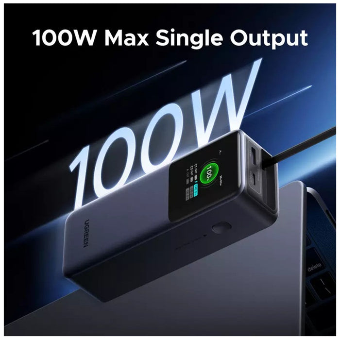 Преносима батерия Powerbank PB726 20 000mAh С ВГРАДЕН КАБЕЛ 165W UGREEN
