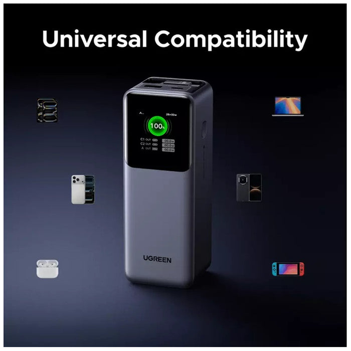 Преносима батерия Powerbank PB726 20 000mAh С ВГРАДЕН КАБЕЛ 165W UGREEN