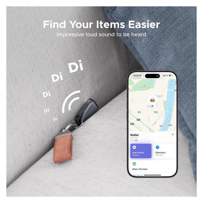 SMART УСТРОЙСТВО ЗА НАМИРАНЕ НА ИЗГУБЕНИ ВЕЩИ FINDER APPLE CERTIFIED Bluetooth 5.0 UGREEN