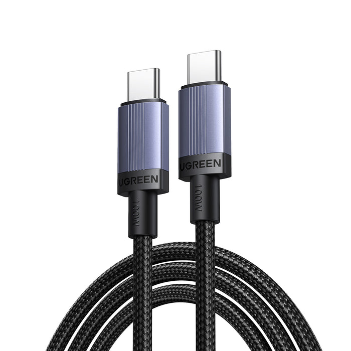 Ugreen USB-C към USB-C PD кабел 100W 5A 3m - Черен