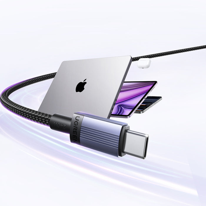 Ugreen USB-C към USB-C PD кабел 240W 2m - черен
