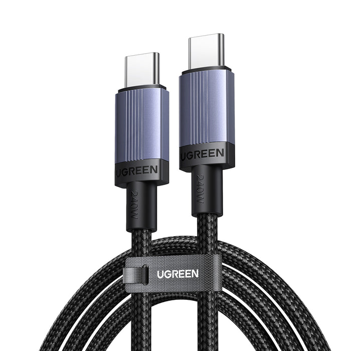 Ugreen USB-C към USB-C PD кабел 240W 3m - черен