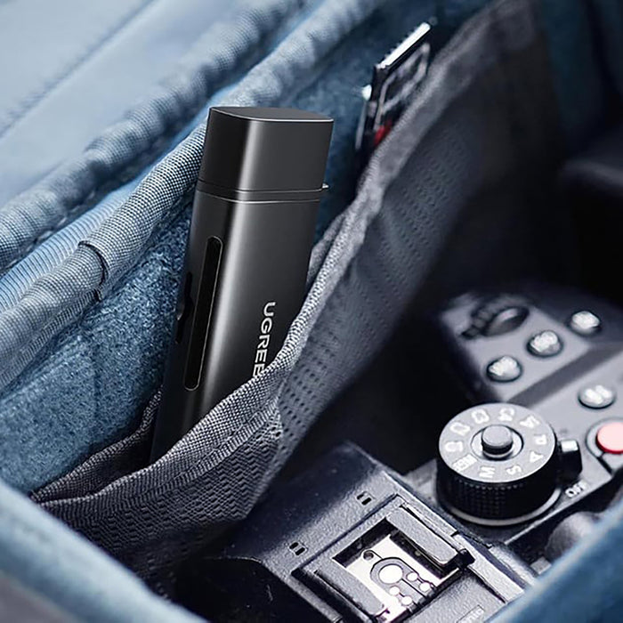 Ugreen 2в1 USB-C / USB-A SD 4.0 UHS-II четец за карти - черен